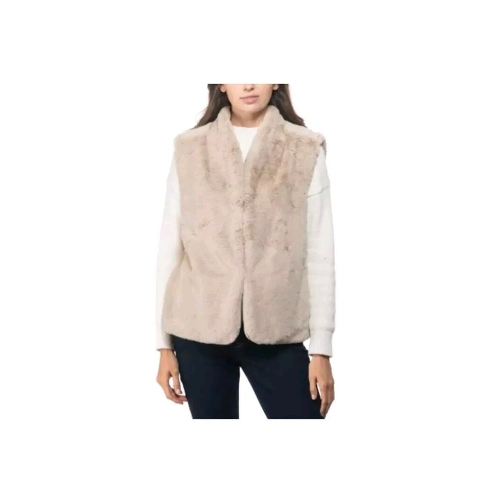 Inc International Concepts Women's Faux-fur Vest - Taupe -‎ Size L/XL - Picture 9 of 9